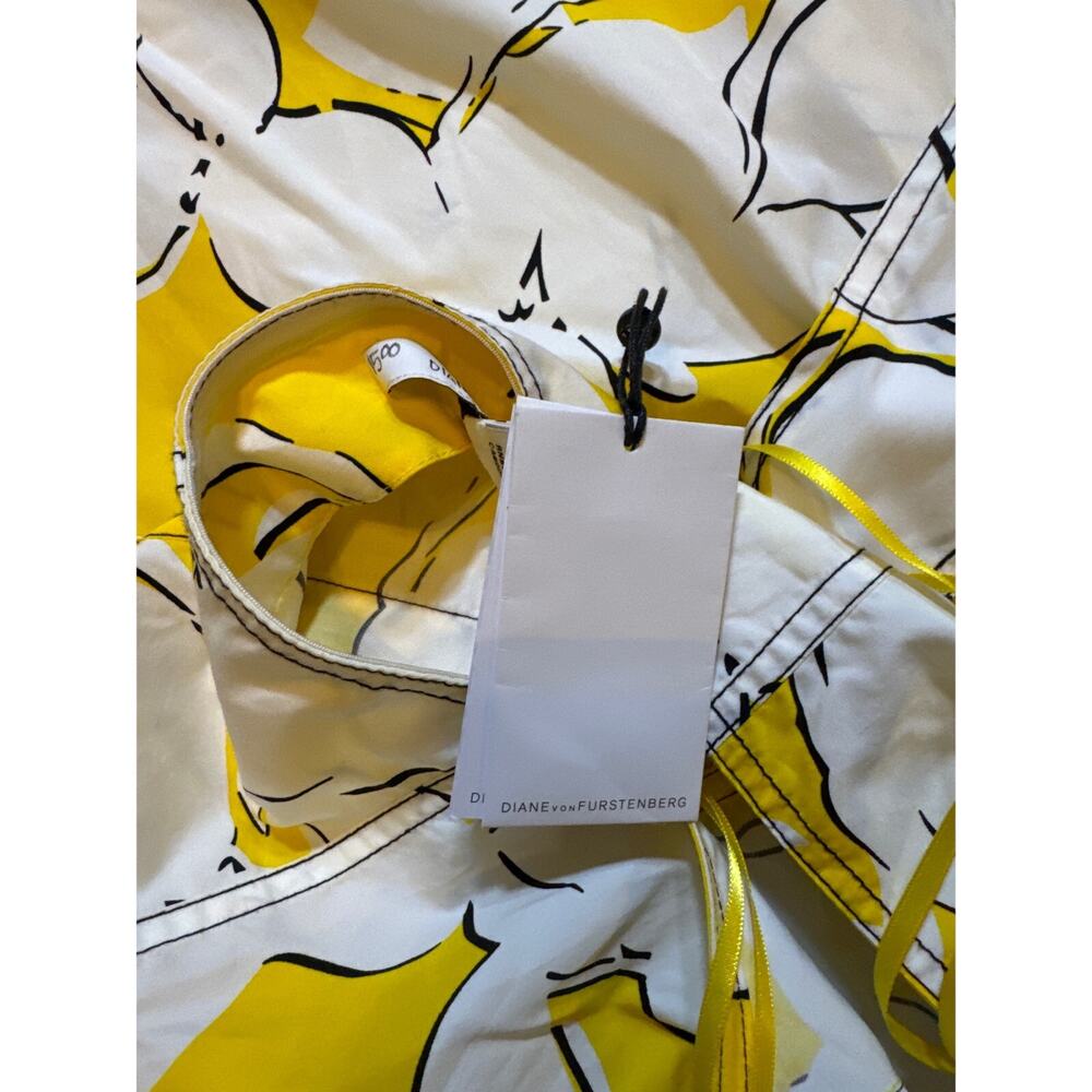 Diane von Furstenberg Dress Tenner Floral‎ Print Halter Size 4 - Picture 9 of 10